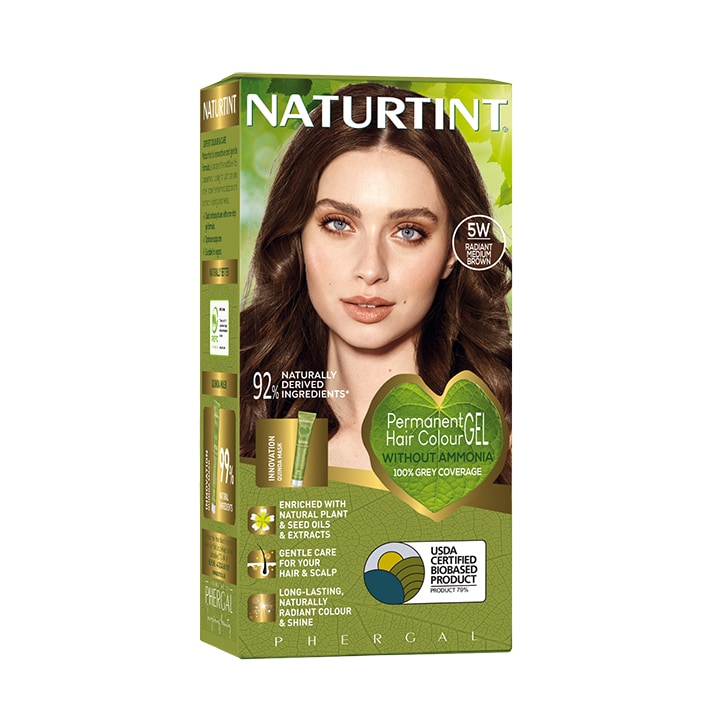 Naturtint Permanent Hair Colour Gel 5W (Radiant Medium Brown) image 1