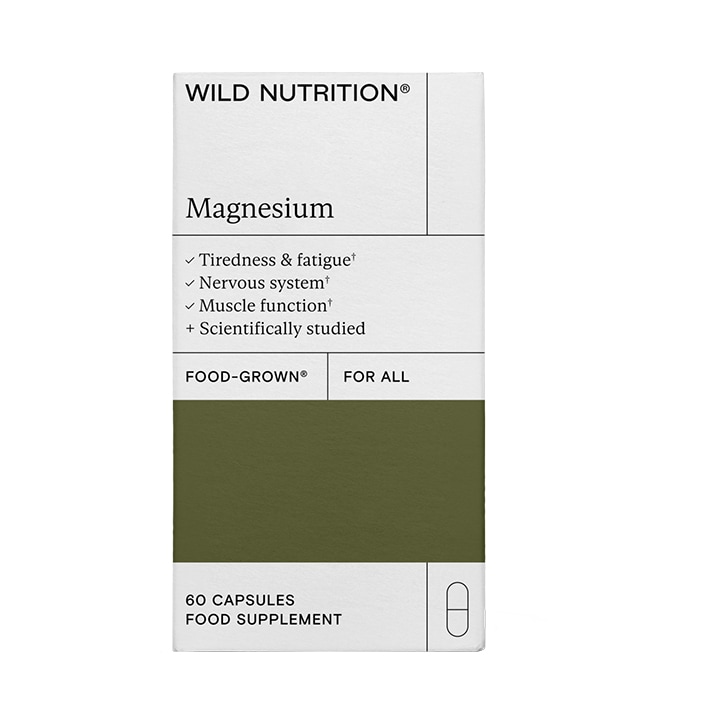 Wild Nutrition Magnesium 60 Capsules image 2