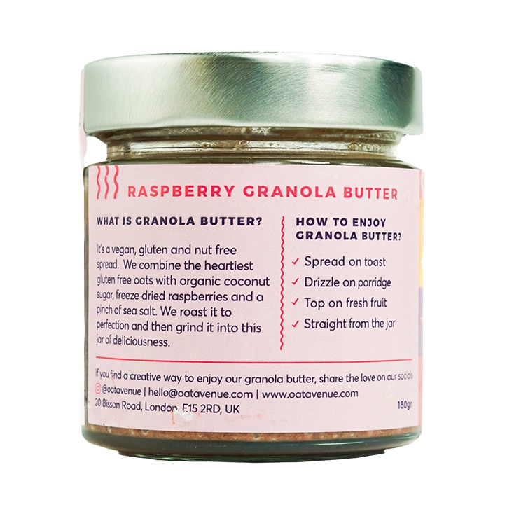 Oat Avenue Raspberry Granola Butter 180g image 2