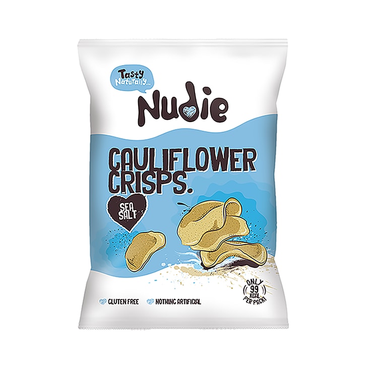 Nudie Sea Salt Cauliflower Crisps 80g image 1