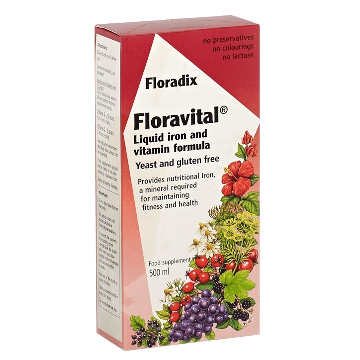 Floravital Herbal Iron and Vitamin Formula 500ml image 1