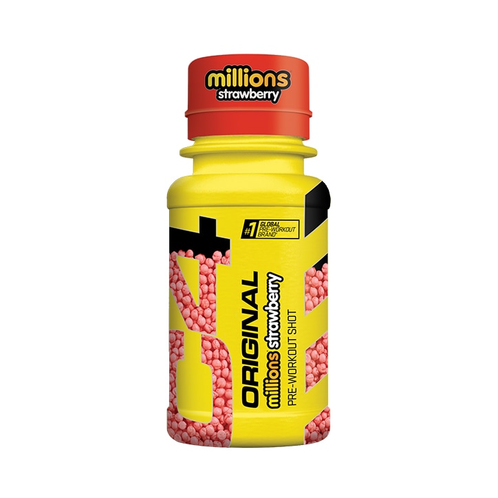 C4 Pre-Workout Shots Millions Strawberry 12 x 60ml image 1