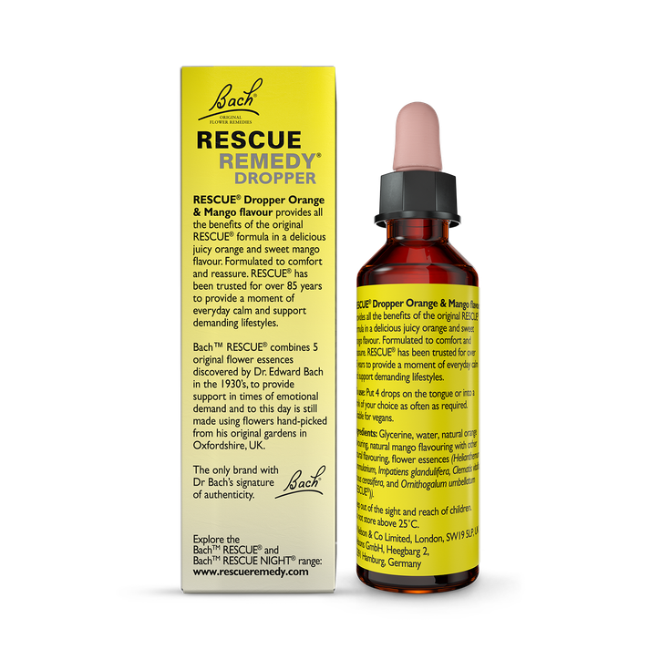 Rescue Remedy Orange & Mango Dropper 20ml image 3