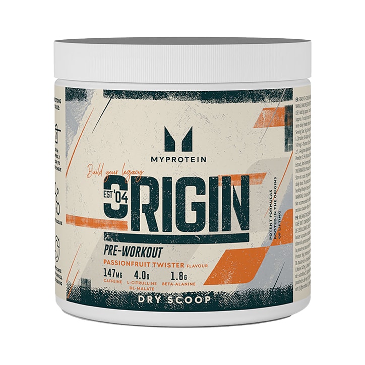 Origin Pre-Workout Dry Scoop Passionfruit Twister 288g image 1