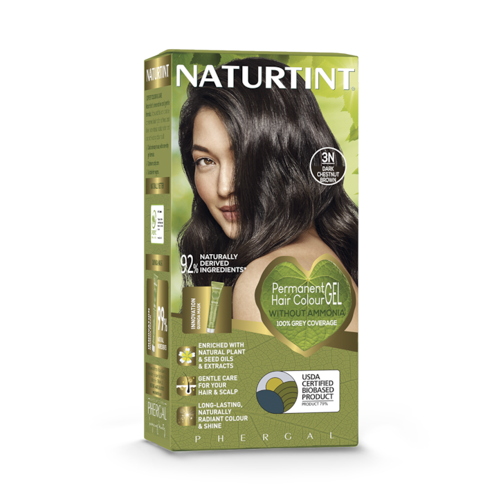 Naturtint Permanent Hair Colour 3N (Dark Chestnut Brown) image 1