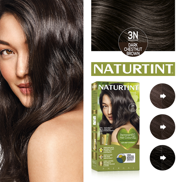 Naturtint Permanent Hair Colour 3N (Dark Chestnut Brown) image 6
