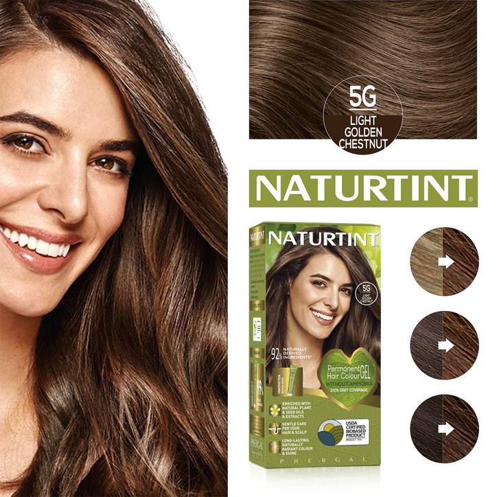 Naturtint Permanent Hair Colour 5G (Light Golden Chestnut) image 6