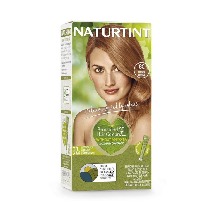Naturtint Permanent Hair Colour 8C (Copper Blonde) image 1