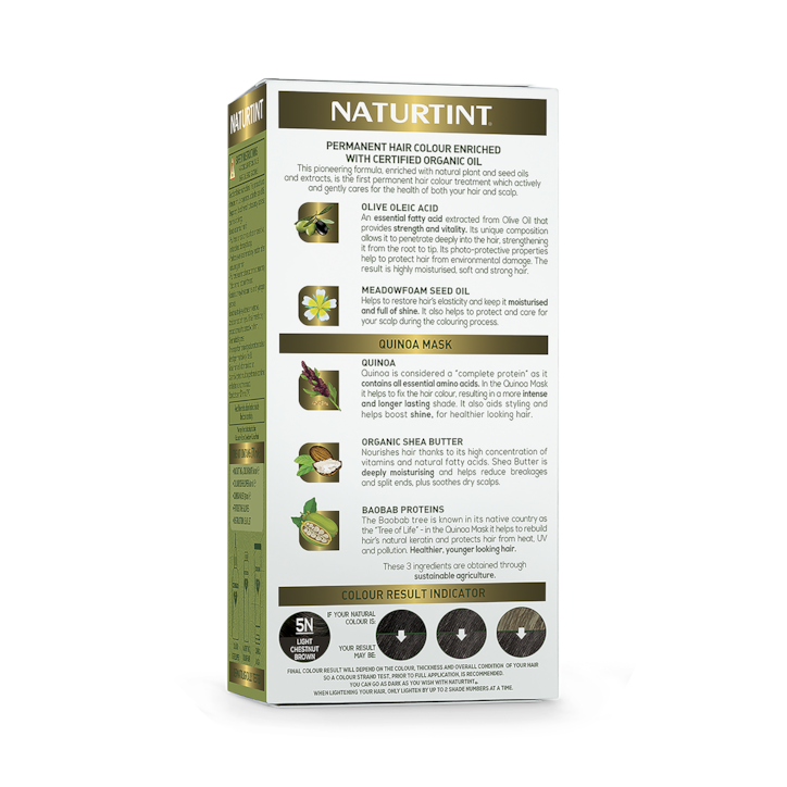 Naturtint Permanent Hair Colour 5N (Light Chestnut Brown) image 5