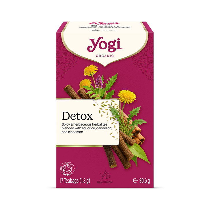 Yogi Tea Organic Detox Tea (Liquorice, Dandelion & Cinnamon) 17X Tea Bags