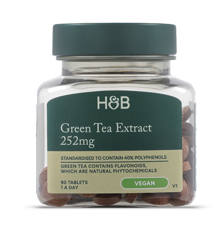 Holland & Barrett Green Tea Extract 315mg 90 Tablets image 1