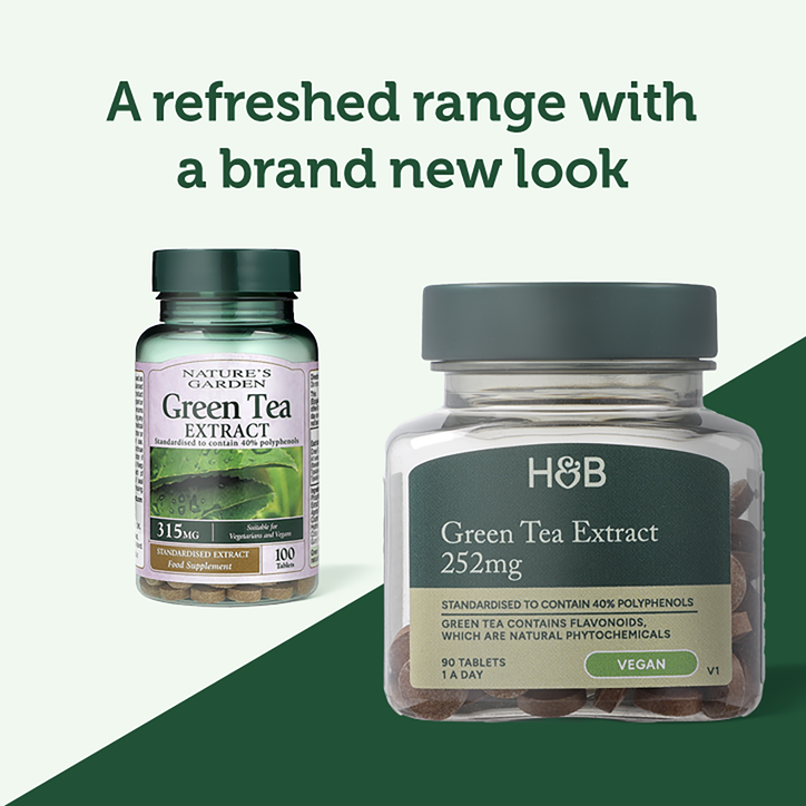 Holland & Barrett Green Tea Extract 315mg 90 Tablets image 3