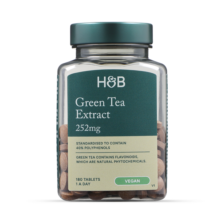 Holland & Barrett Green Tea Extract 315mg 180 Tablets image 1