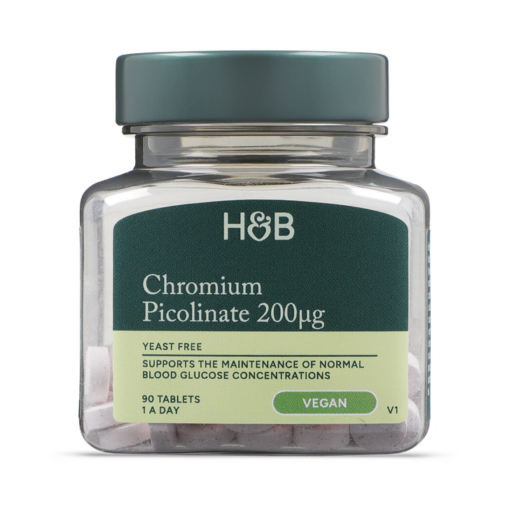 Holland & Barrett Chromium Picolinate 200ug 100 Tablets image 1