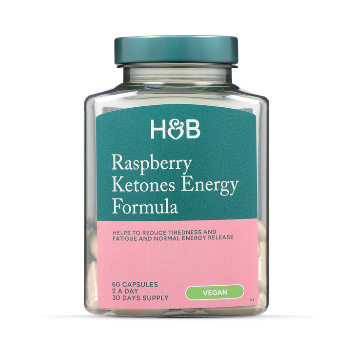 Holland & Barrett Raspberry Ketones Energy Formula 60 Capsules image 1