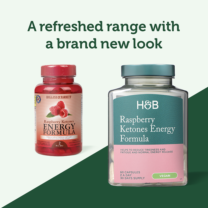 Holland & Barrett Raspberry Ketones Energy Formula 60 Capsules image 3