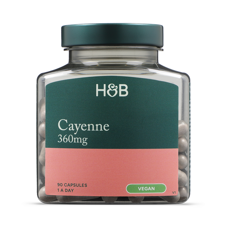 Holland & Barrett Cayenne 450mg 100 Capsules image 1