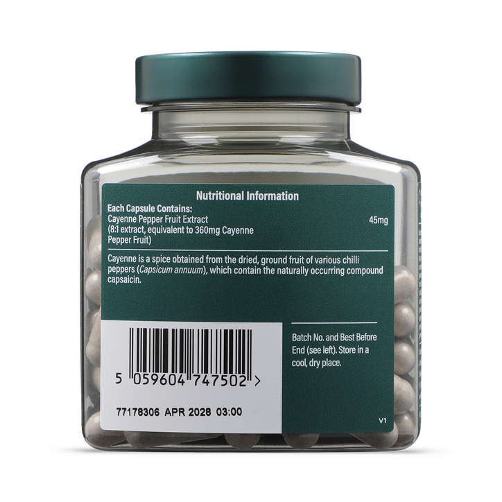 Holland & Barrett Cayenne 450mg 100 Capsules image 2