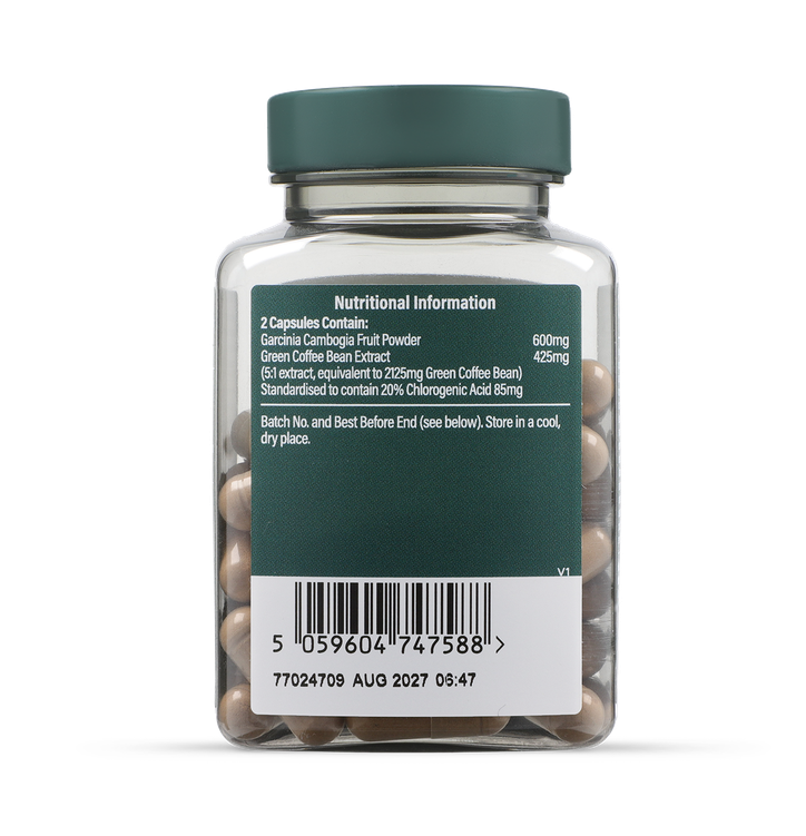 Holland & Barrett Garcinia Cambogia & Green Coffee Bean 60 Capsules image 2