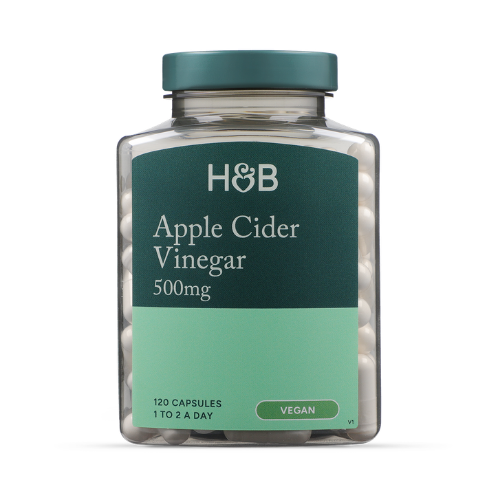 Holland & Barrett  Apple Cider Vinegar 500mg 120 Capsules image 1