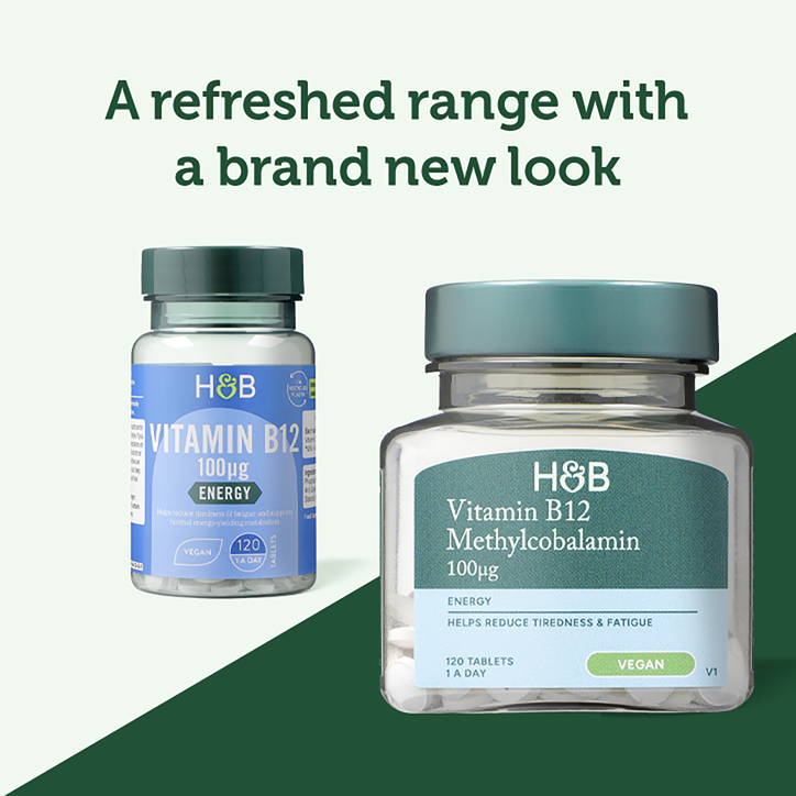 Holland & Barrett Vitamin B12 100ug 120 Tablets image 3