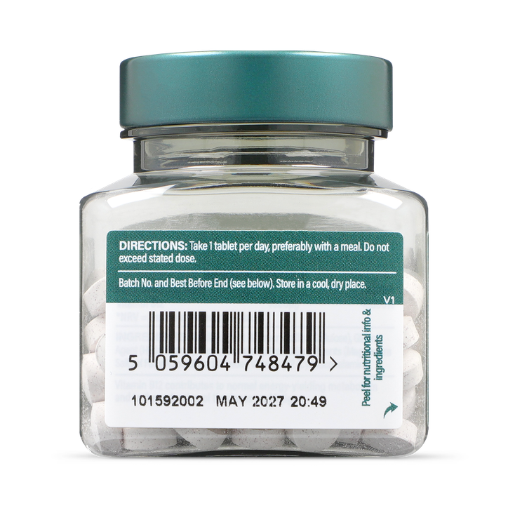 Holland & Barrett High Strength Slow Release Vitamin B12 1000ug 180 Tablets image 2