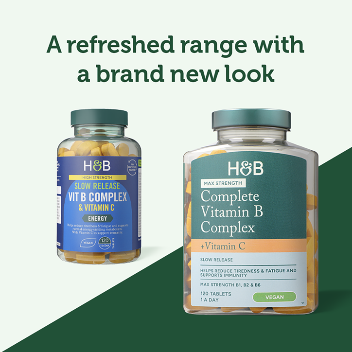 Holland & Barrett Super Strength Complete Vit B Complex + Vitamin C 120 Tablets image 3