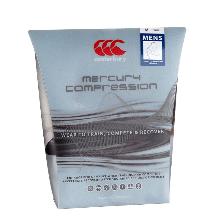 Canterbury White Hybrid Compression Leggings image 1