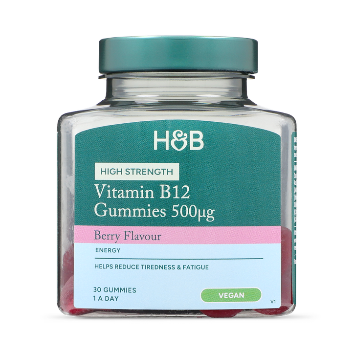Holland & Barrett Vitamin B12 30 Berry Flavour Gummies image 1