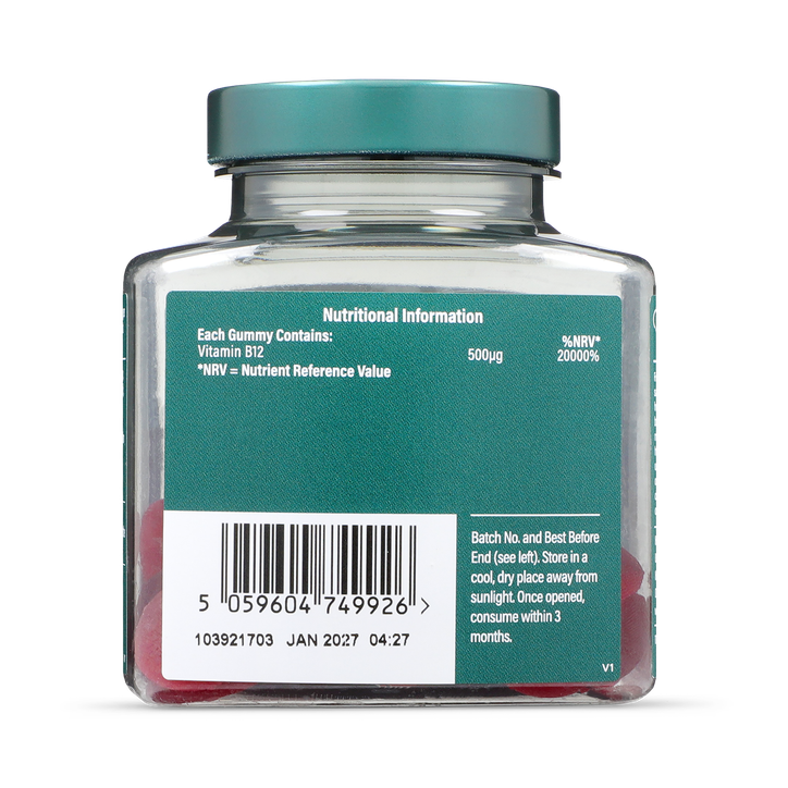 Holland & Barrett Vitamin B12 30 Berry Flavour Gummies image 2