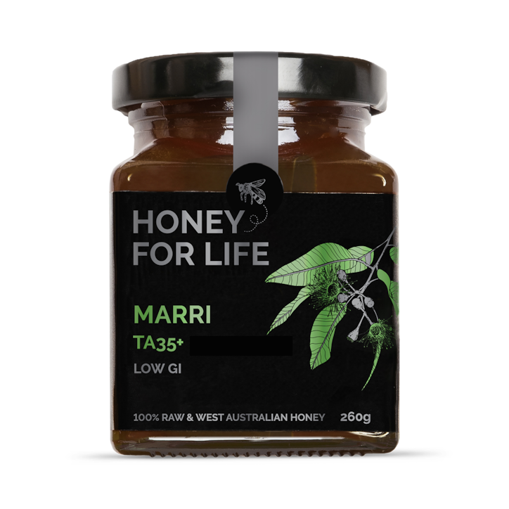 Honey for Life Marri TA35+ Honey Raw West Australian Honey 260g image 1