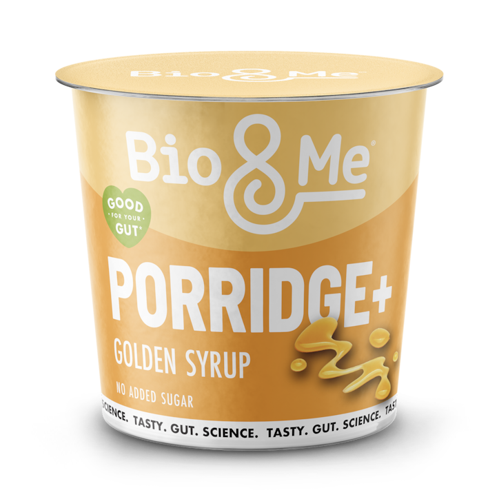 Bio&Me Golden Syrup  Gut-Loving Oat Porridge Pot 65g image 1