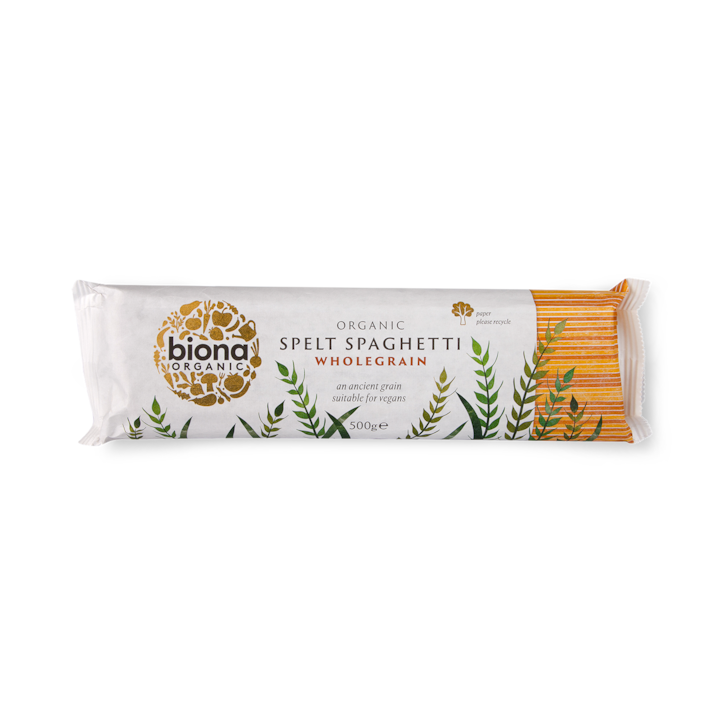 Biona Wholegrain Spelt Spaghetti 500g image 1