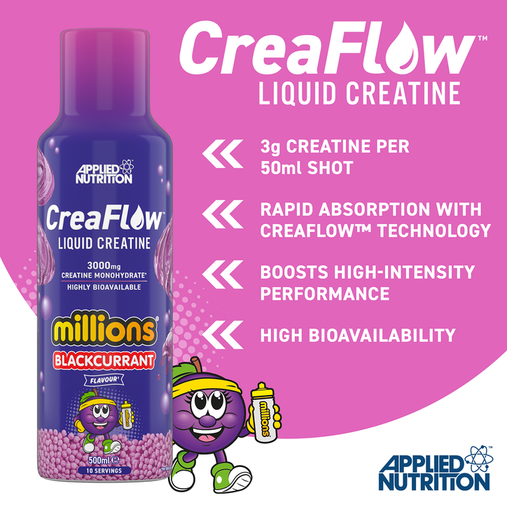 Creatine Liquid Creaflow millions® Blackcurrant 500ml image 3