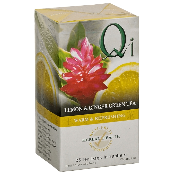Qi Teas Green Tea with Lemon & Ginger-1