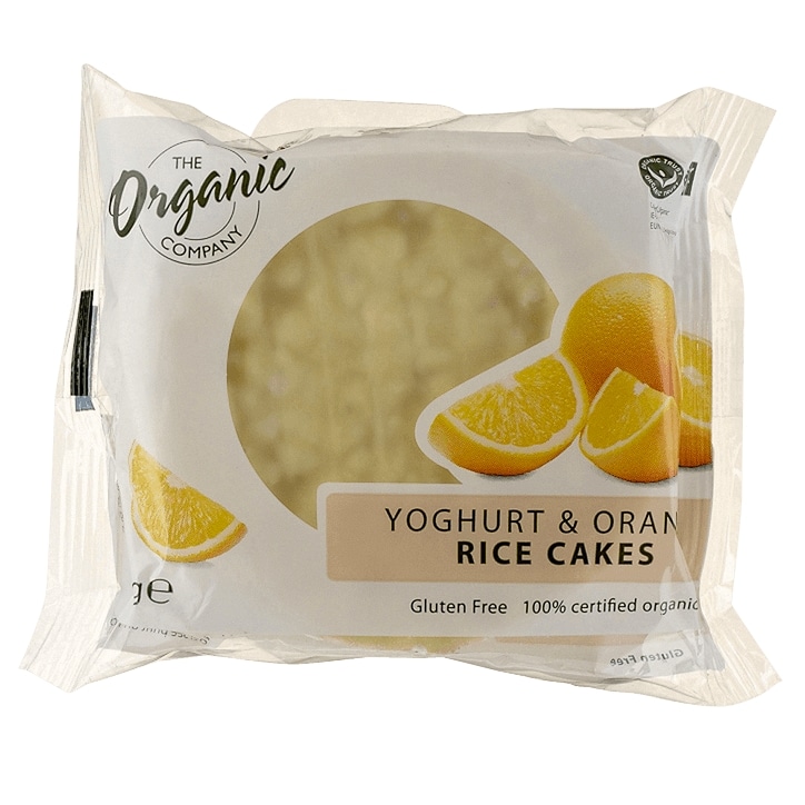 The Organic Company Yoghurt and Orange Rice Cakes image 1