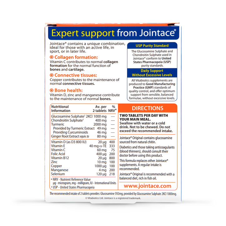 Vitabiotics Jointace Original 30 Tablets image 2