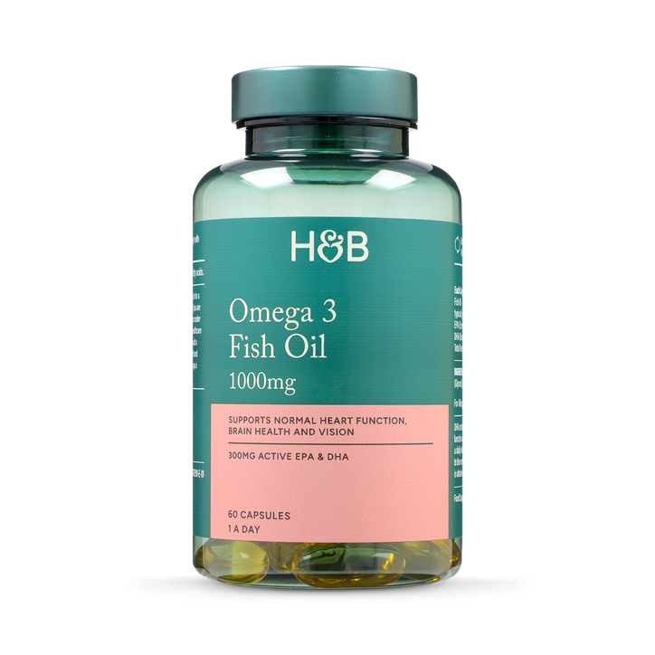 Holland & Barrett Omega 3 Fish Oil 1000mg 60 Capsules image 1