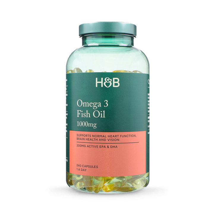 Holland & Barrett Omega 3 Fish Oil 1000mg 240 Capsules image 1