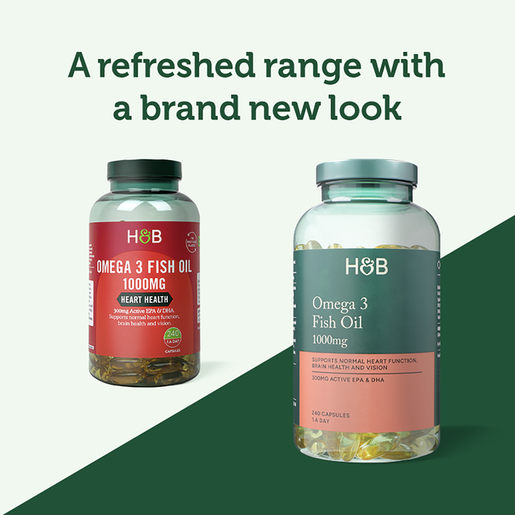 Holland & Barrett Omega 3 Fish Oil 1000mg 240 Capsules image 3