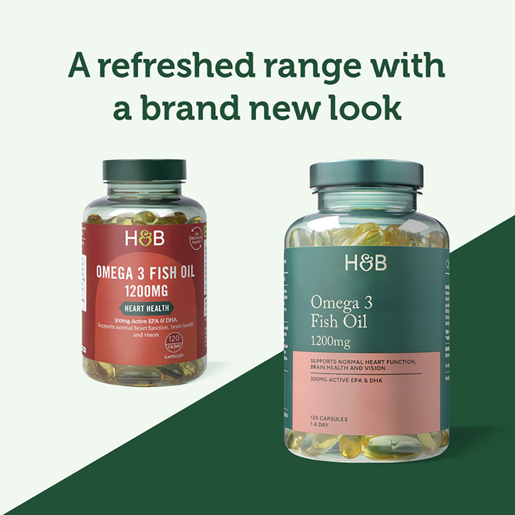 Holland & Barrett Omega 3 Fish Oil 1200mg 120 Capsules image 3