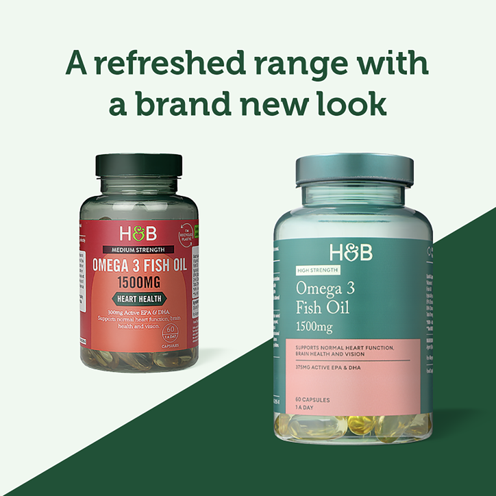 Holland & Barrett Omega 3 Fish Oil 1500mg 60 Capsules image 3