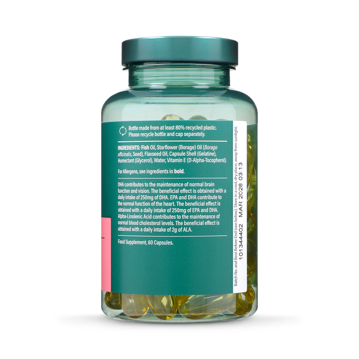 Holland & Barrett High Strength Triple Omega 3-6-9 60 Capsules image 2
