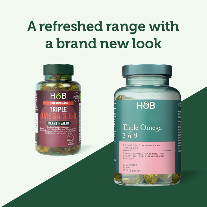 Holland & Barrett High Strength Triple Omega 3-6-9 60 Capsules image 3