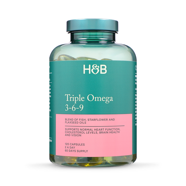 Holland & Barrett High Strength Triple Omega 3-6-9 120 Capsules image 1
