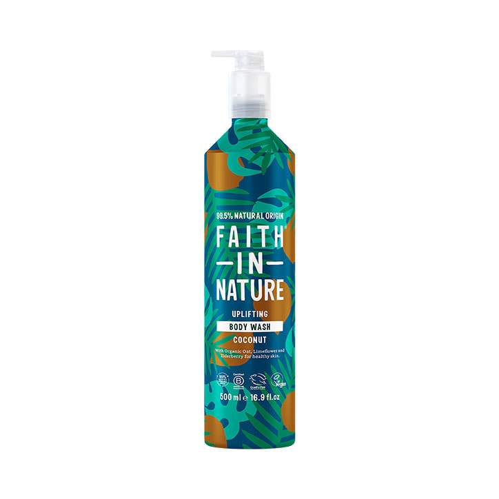 Faith in Nature Coconut Body Wash - 500ml Aluminium image 1