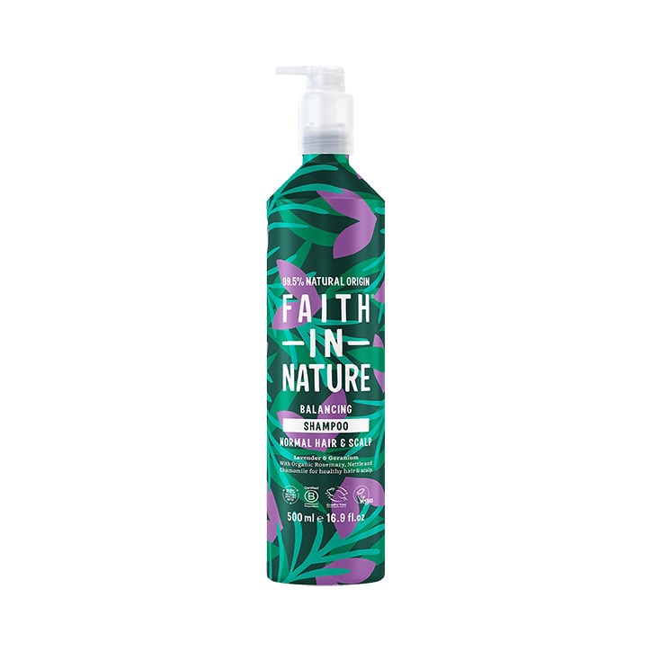 Faith in Nature Lavender & Geranium Shampoo - 500ml Metal image 1