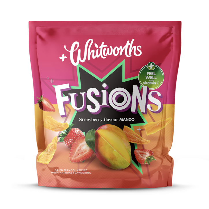 Whitworths Fusions Strawberry Mango 80g image 1