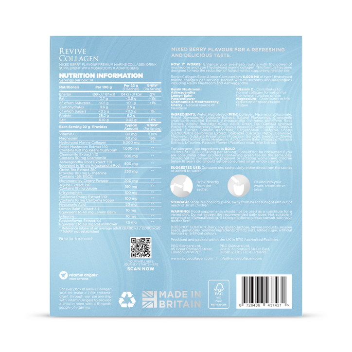 Revive Collagen Sleep & Inner Calm 14 Sachet x 22g image 2