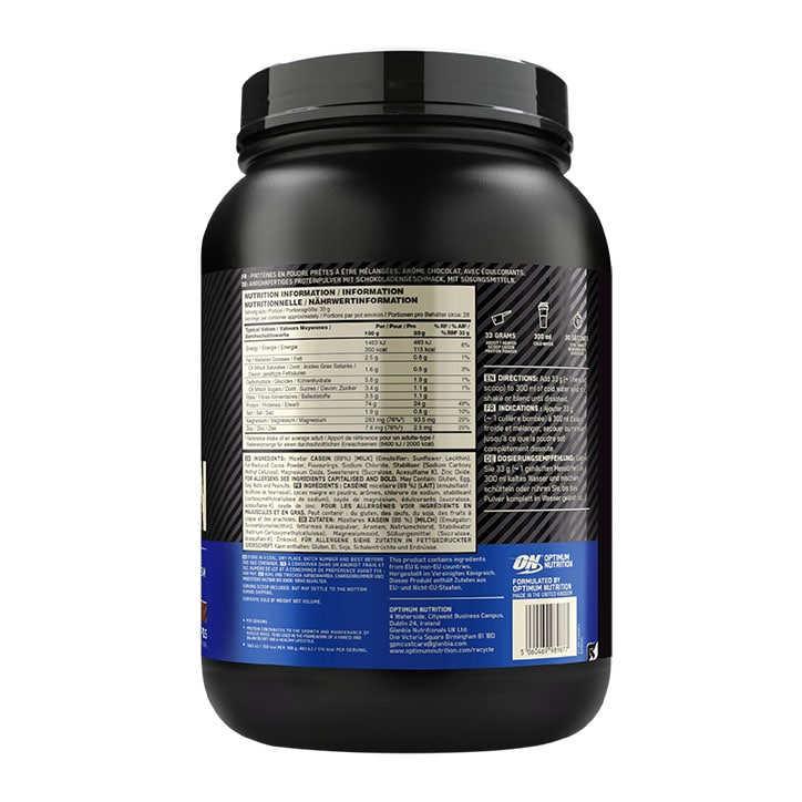 Optimum Nutrition Gold Standard 100% Casein Powder Chocolate 924g-3